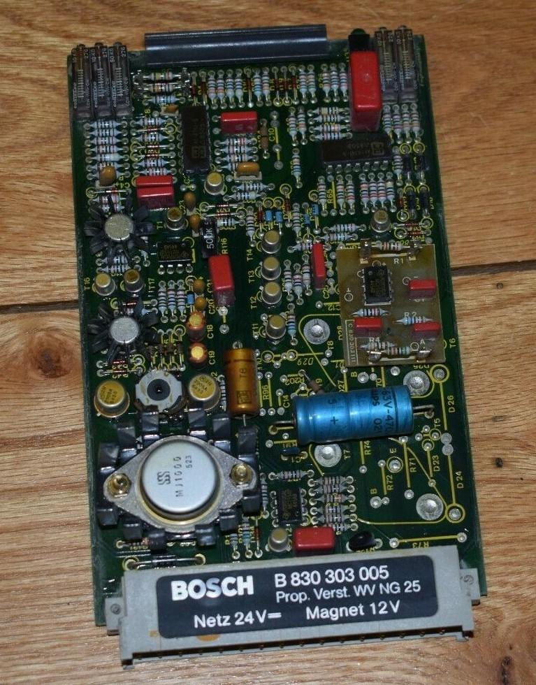 Hydraulic valve, Amplifier card, 830 303 005, Rexroth Parker