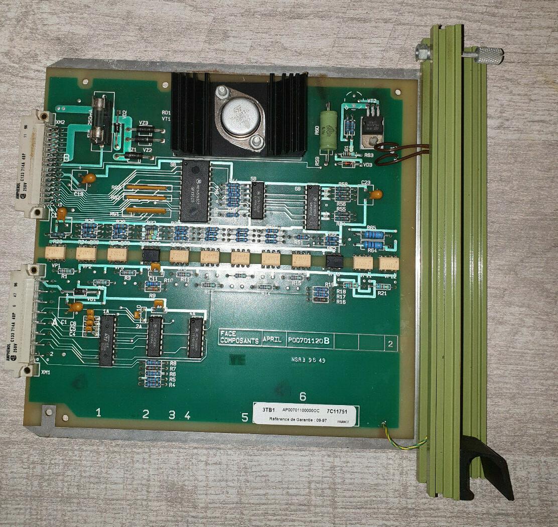 Carte Tête De Bac 3TB-1 Smc 25 35
