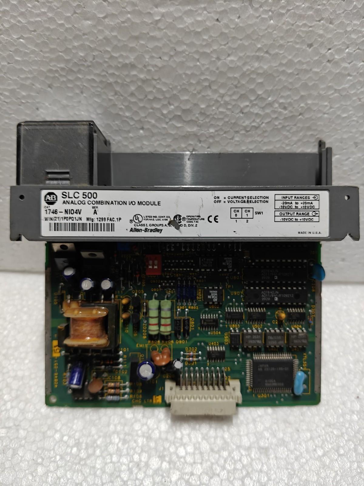 BRADLEY SLC500 1746-NIO4V WIN(21)1P0PQ1JN SER LIVRAISON GRATUITE/RAPIDE