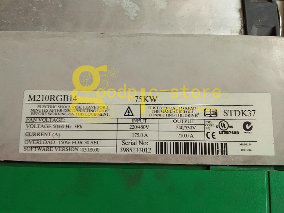 CONTROL TECHNIQUES 75KW 210A M210RGB14