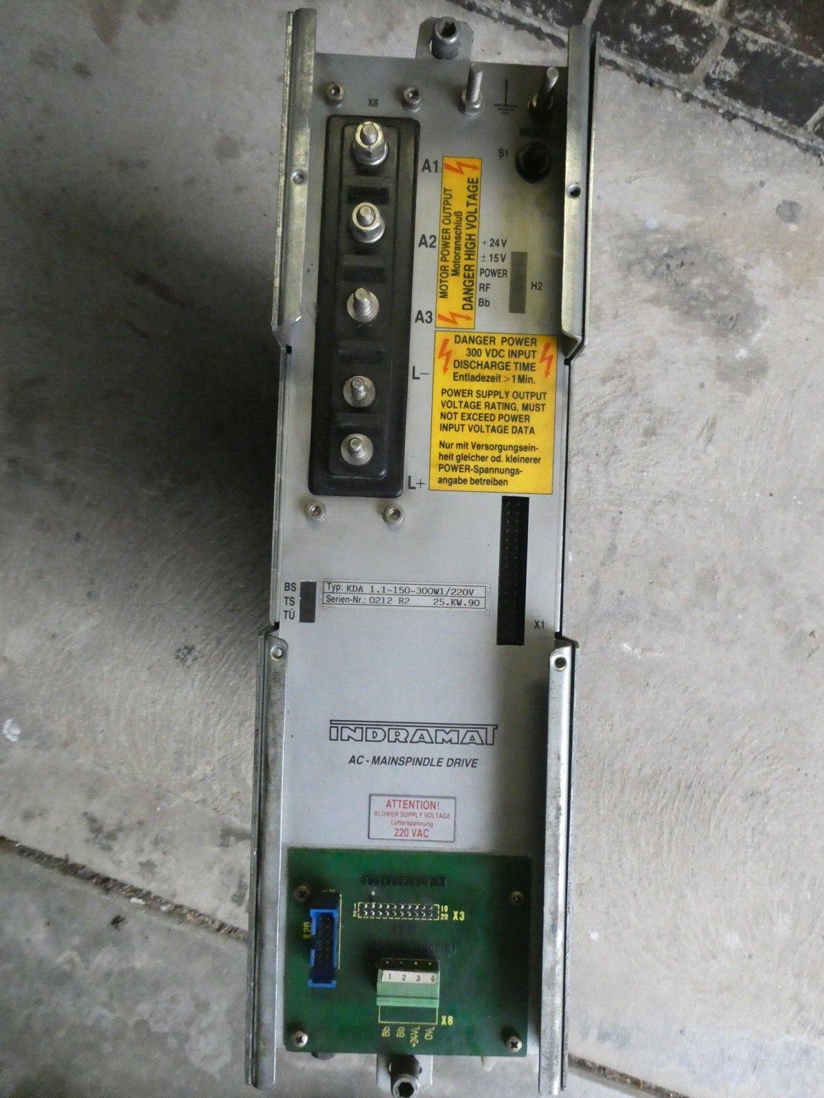 KDA AC Main Spindle Drive 150amps KDA 1.1-150-300W1/220V