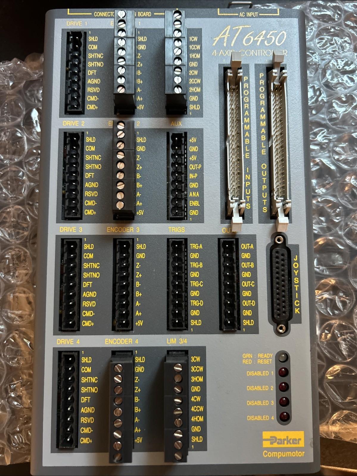 AT6450 4-Axis Controller Computmotor Div. UNTESTED