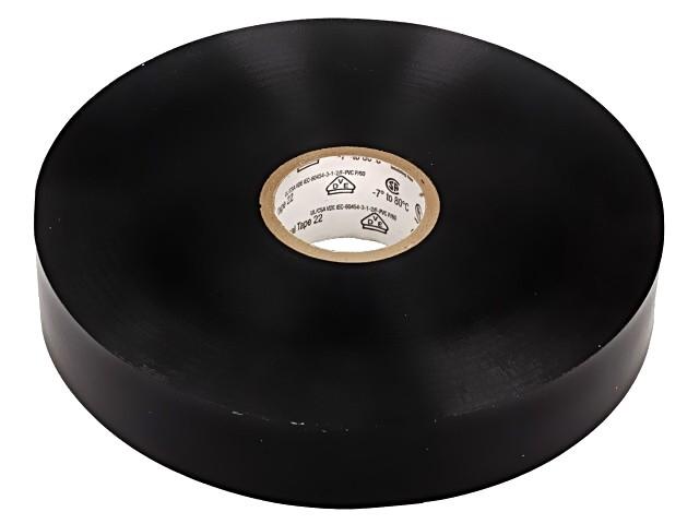 Scotch Vinyl Electrical Tape 22, 3/4 in x 36 yd, Black, 12 rolls/carton, 48 rolls/Case