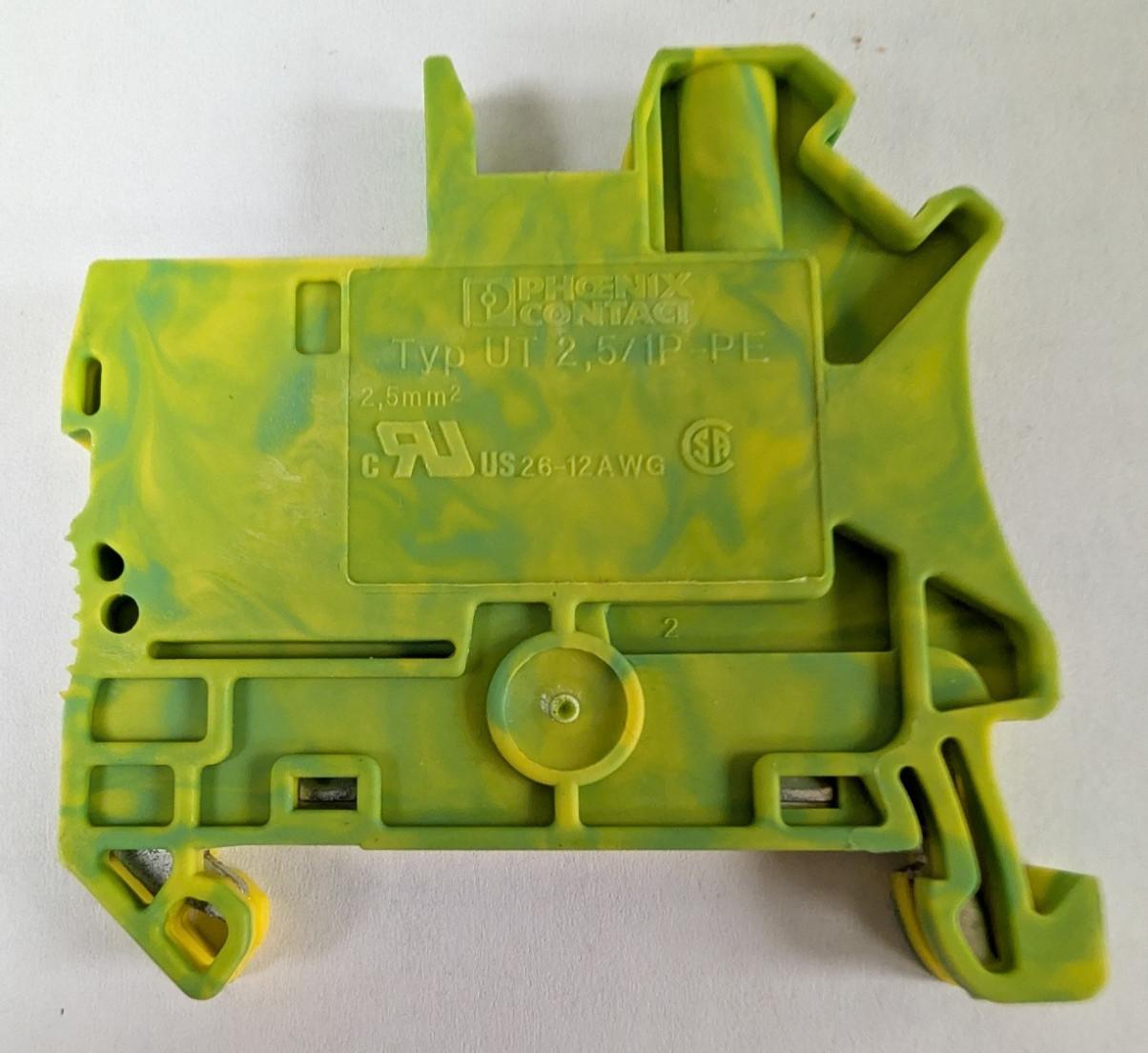 UT 2,5/1P-PE - Ground modular terminal block
