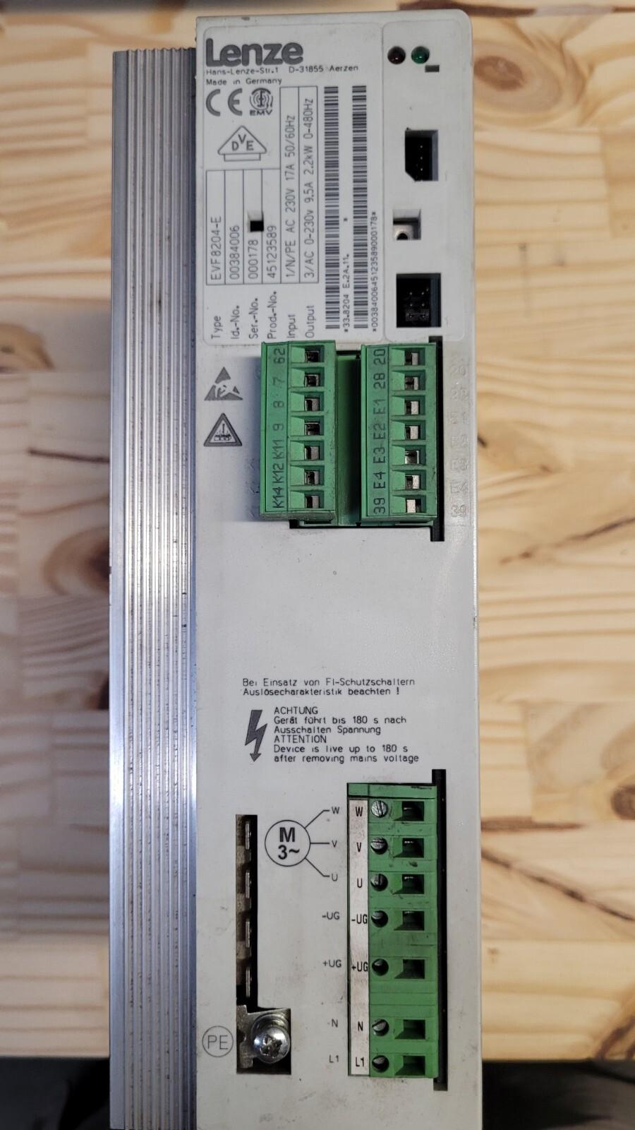 Convertisseur de fréquence, variateur de vitesse EVF 8204 2.2 KW