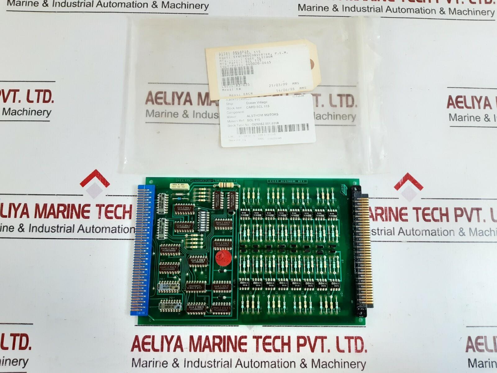 Carte SCL 115 50.724 115