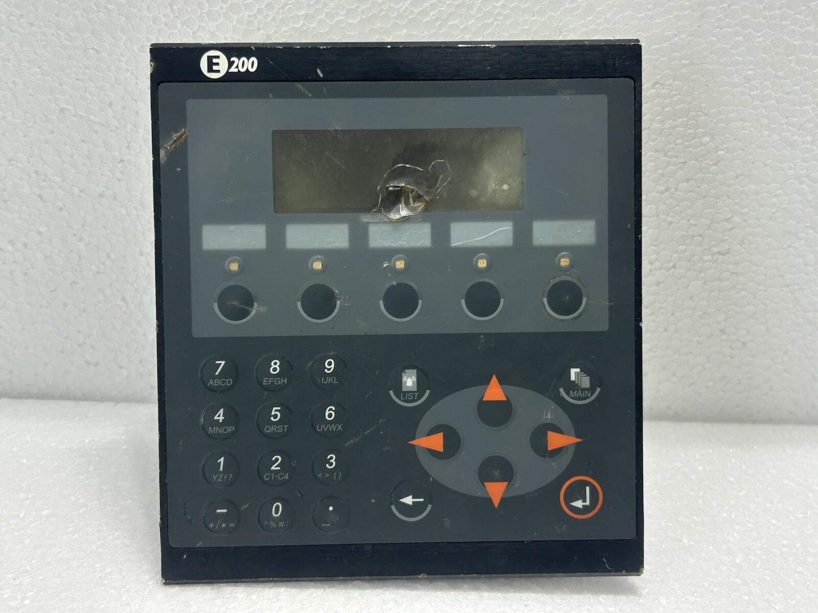 E200-02800F Interface Opérateur HMI Endommagée) Pour Pièces