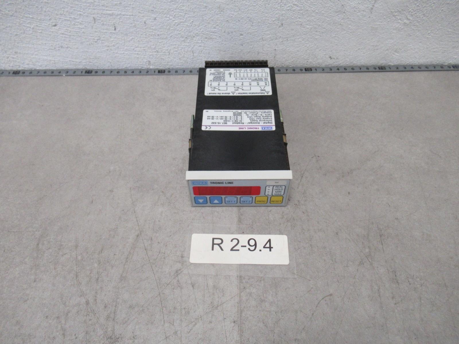 907.15.532 Tronic Line Affichage Numérique 230VAC Wika 9802169