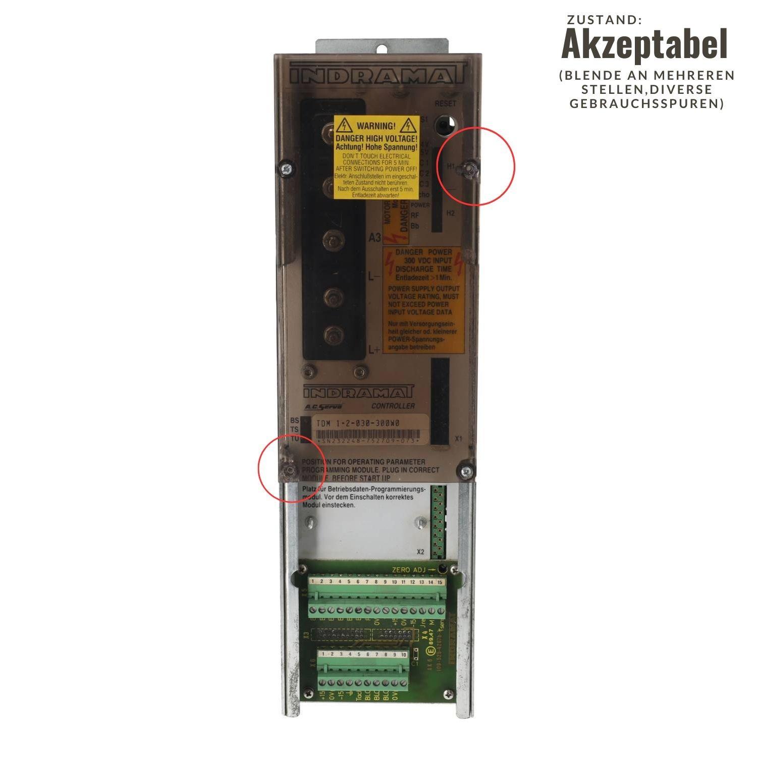 Rexroth TDM 1.2 030 300 W0AC Servoregler Servo Drive Modul