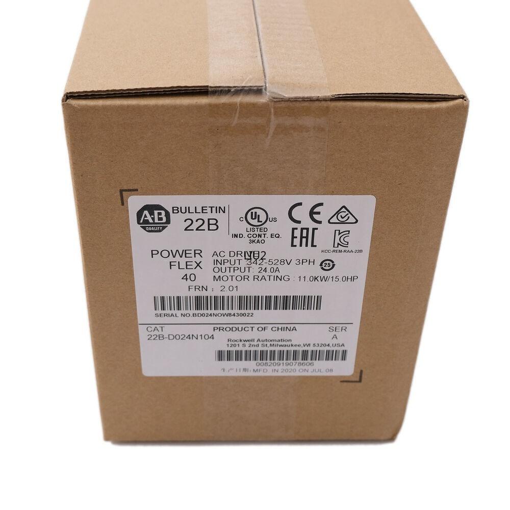 2022 Sealed Bradley 22B-D024N104 Powerflex 40 AC Drive 15HP 22BD024N104