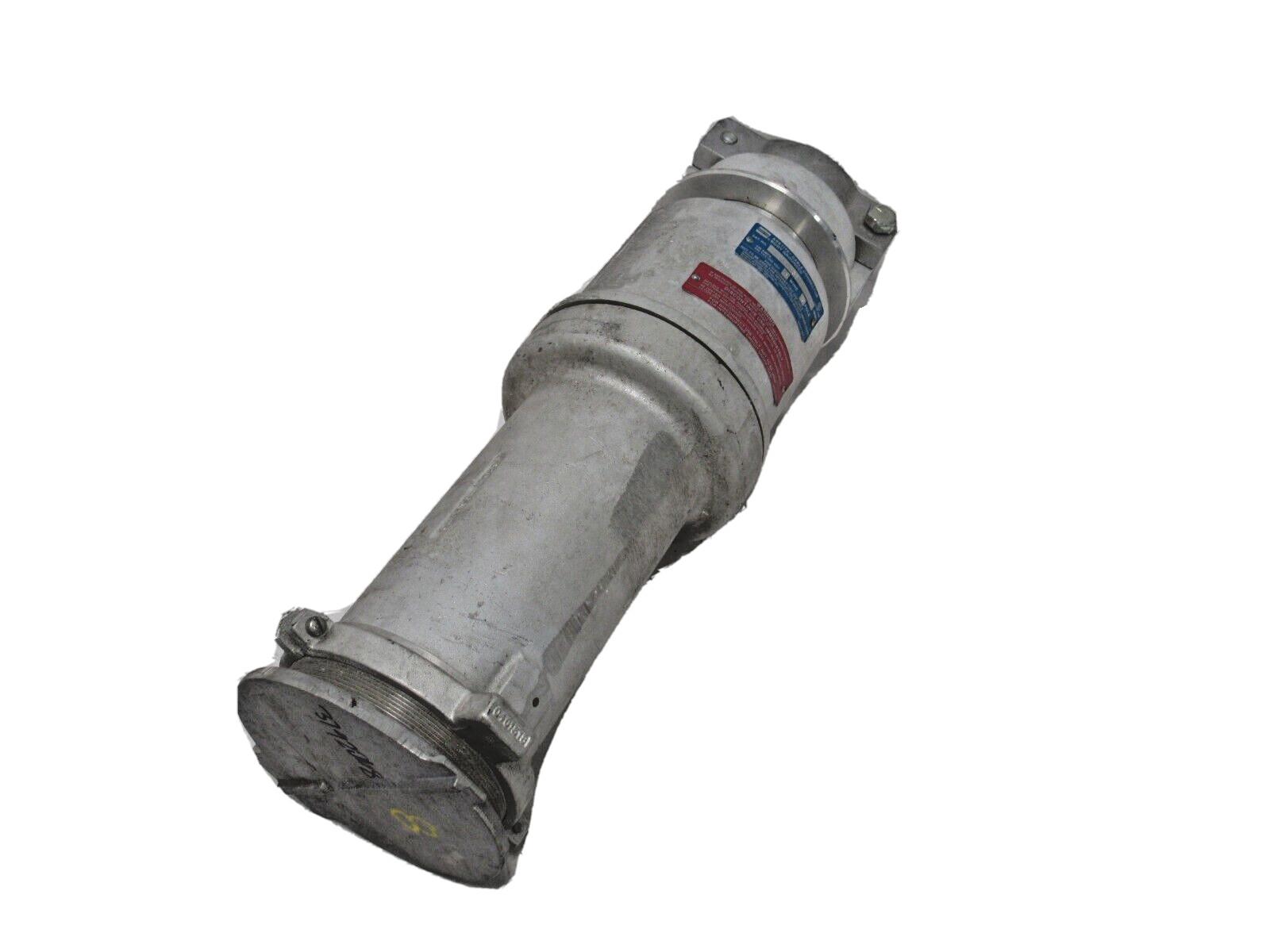 Eaton Crouse-Hinds series Arktite APR connector, 400A, 2.5-3.0", Three-wire, three-pole, 50-400 Hz, Style 1, Copper-free aluminum, 600 Vac/250 Vdc, 1.25"