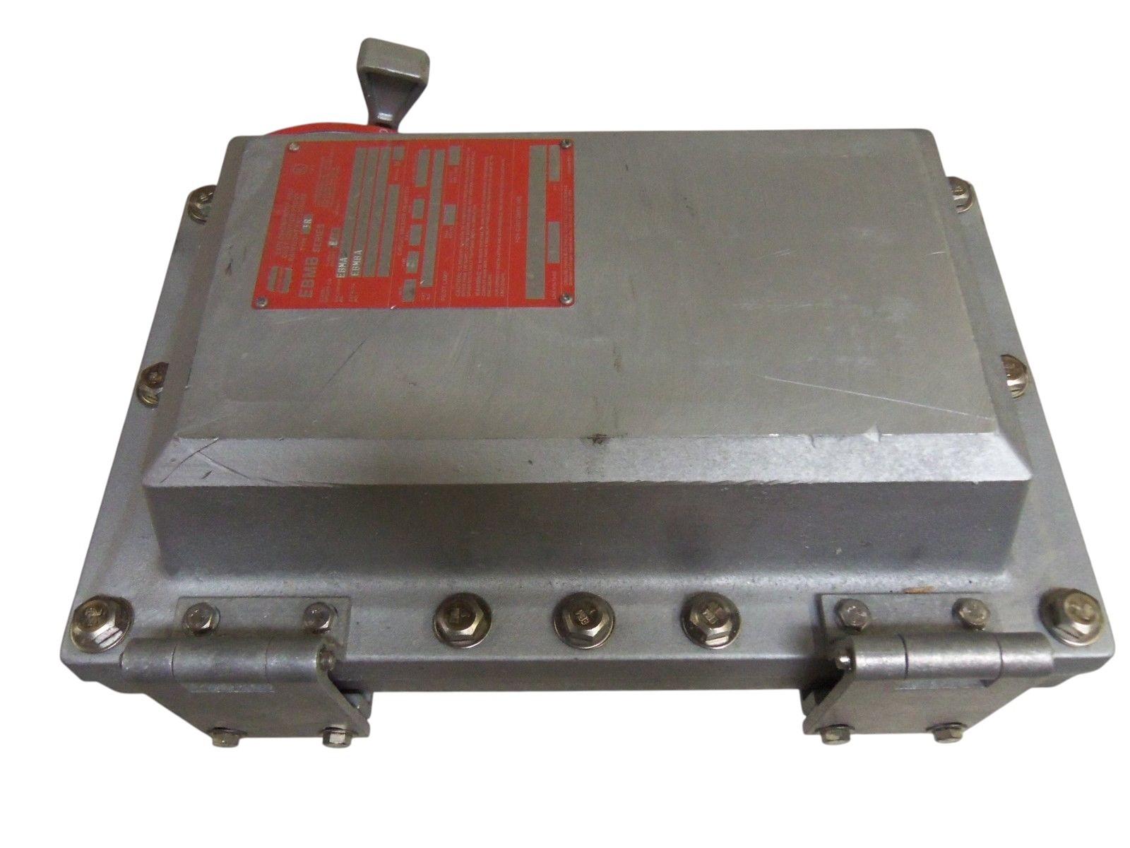 Eaton Crouse-Hinds series EBMB circuit breaker enclosure, 10A through 70A, Without circuit breaker, Bolted/ground joint/gasketed cover construction, Copper-free aluminum