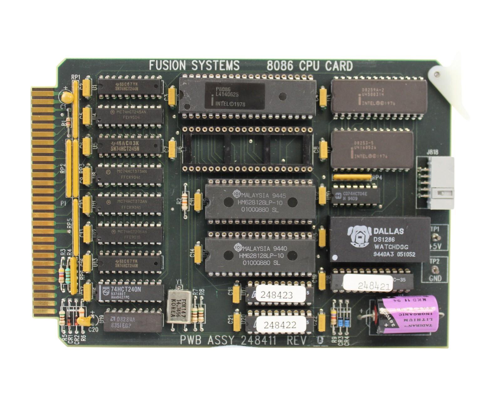 SYSTEMS 8086 CPU Carte Pwb Assy 248411 Rev 248401