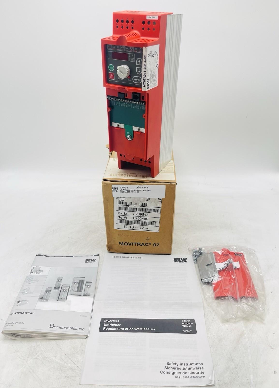 Convertisseur de fréquence MC07A011-2B1-4-00 1,1 kW