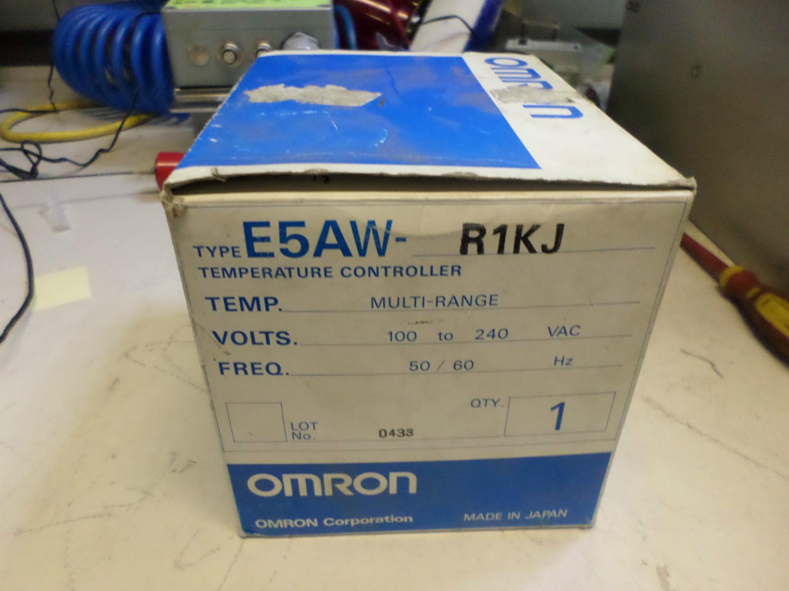TEMPERATURE CONTROLLER E5AW-R1KJ Relay Output 100/240AC Supply