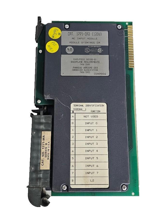 Module D'Entrée AC 1771-IA2, 120V 965508-02