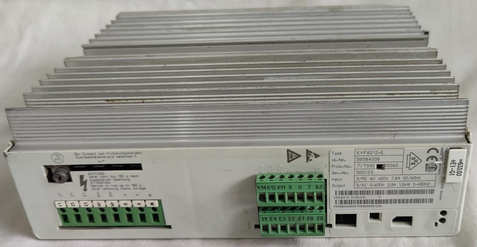 EVF8212-E Frequency Drive 1.5kW 380V