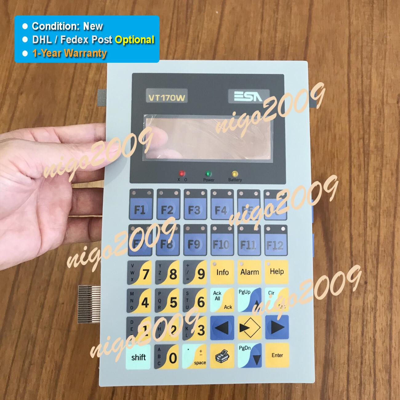 Fit VT170W VT170WA0000 Membrane Keypad Operator Key Mask 1-Year