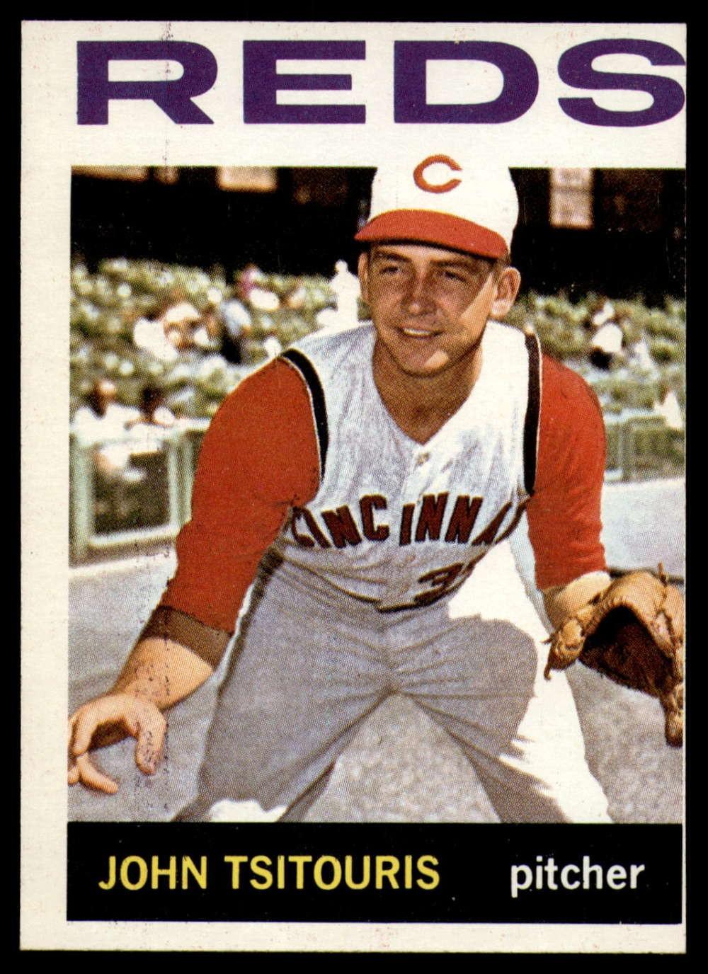 1964 Topps 275 John Tsitouris EX/NM Reds ID:97571