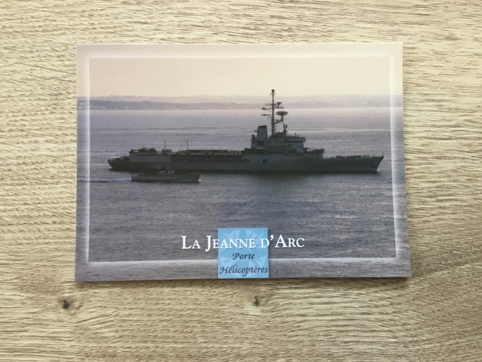 Carte Postale Bretagne La Jeanne d’arc Porte hélicoptère 2013