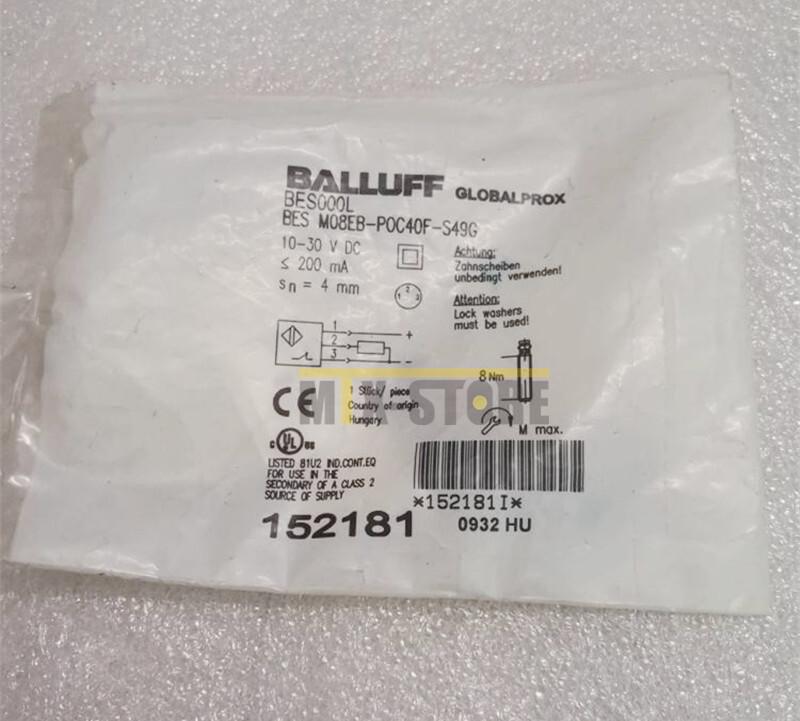 Inductive standard sensors with preferred types BES M08EB-POC40F-S49G