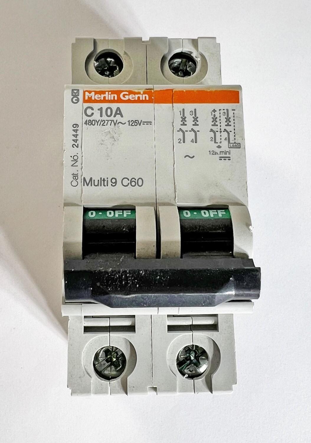 Merlin Gerin 60144 Multi C60 C10A 10Amp Circuit Breaker