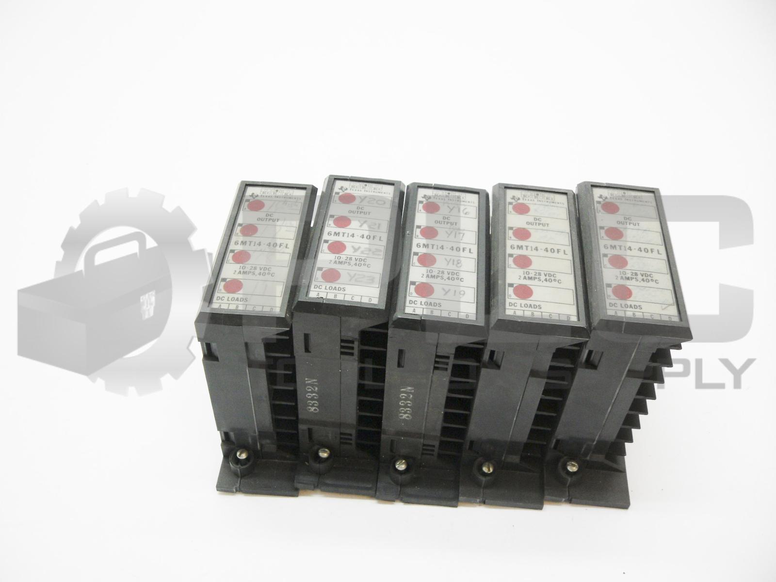 LOT OF 6MT14-40FL OUTPUT MODULE