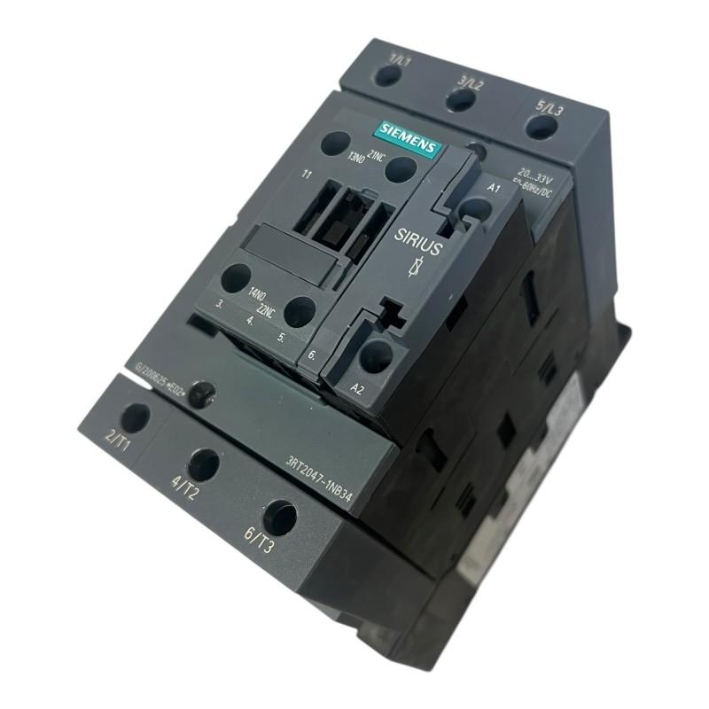 CONTACTOR.AC3:55KW.1NO+1NC.20-33VAC/DC