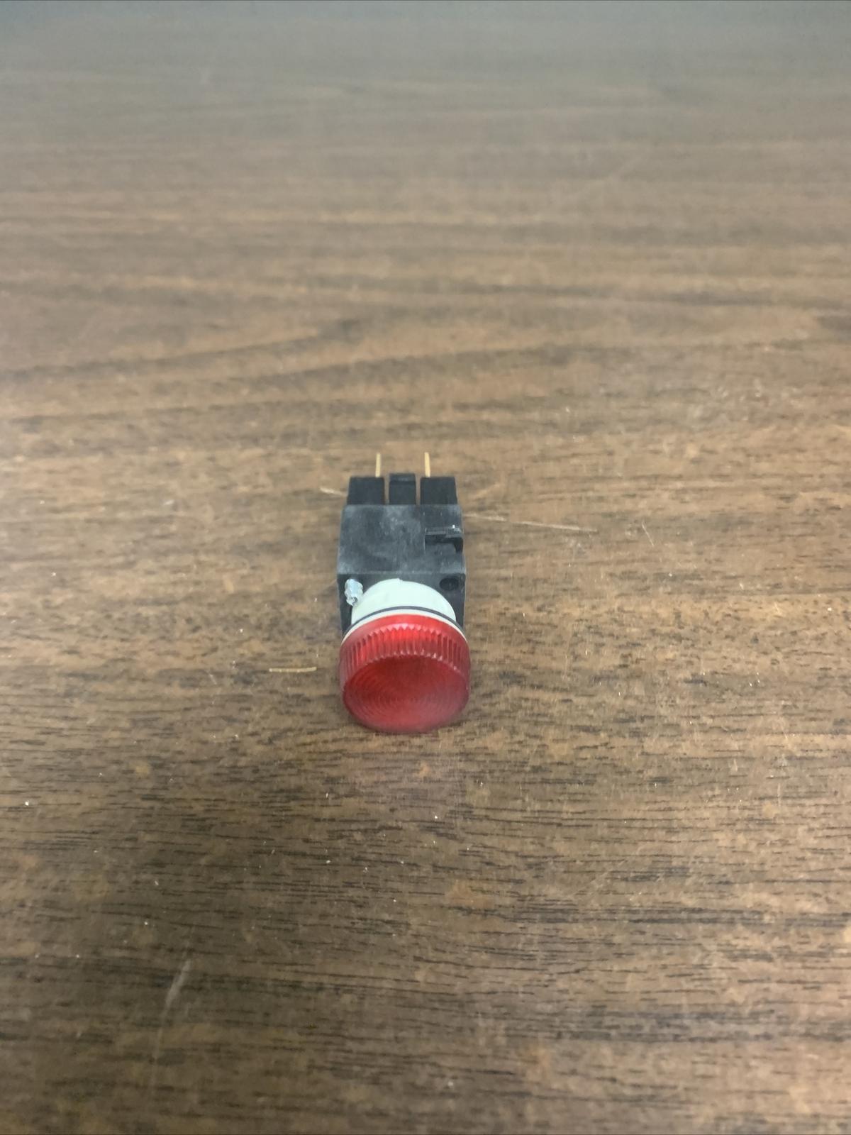 PILOT LIGHT, RED, FV W/O BULB, RINGS