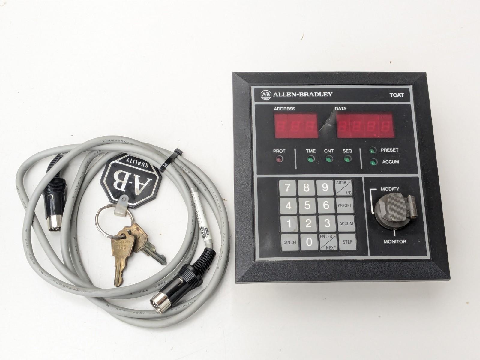 1745-TCAT Ser TIMER COUNTER ACCESS TERMINAL TCAT Key And Cable