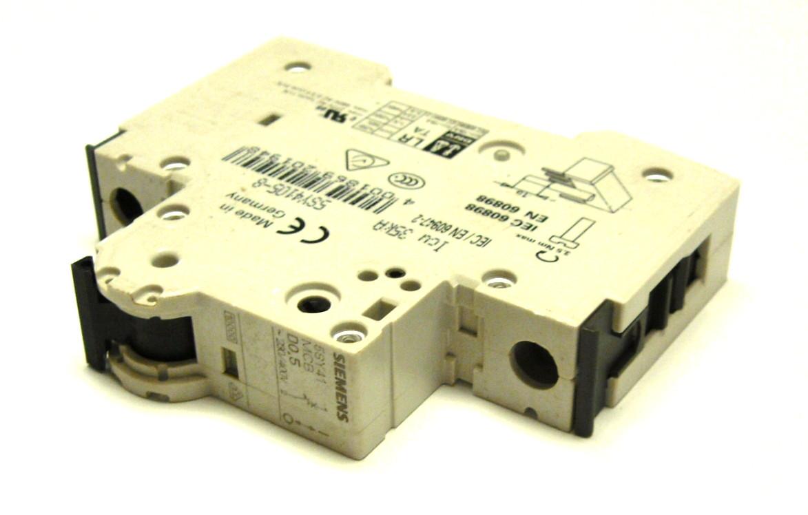 SUP PTOR 5SY4 1P 240V 0.5A 7.5K D-TRIP