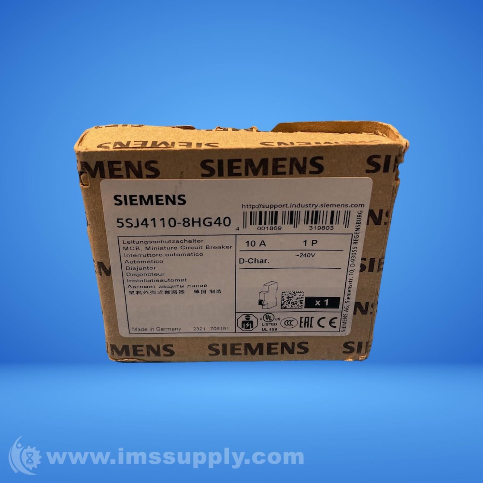 MCB 5SJ4 1P 240V 10A SAME PH 14K D-TRIP