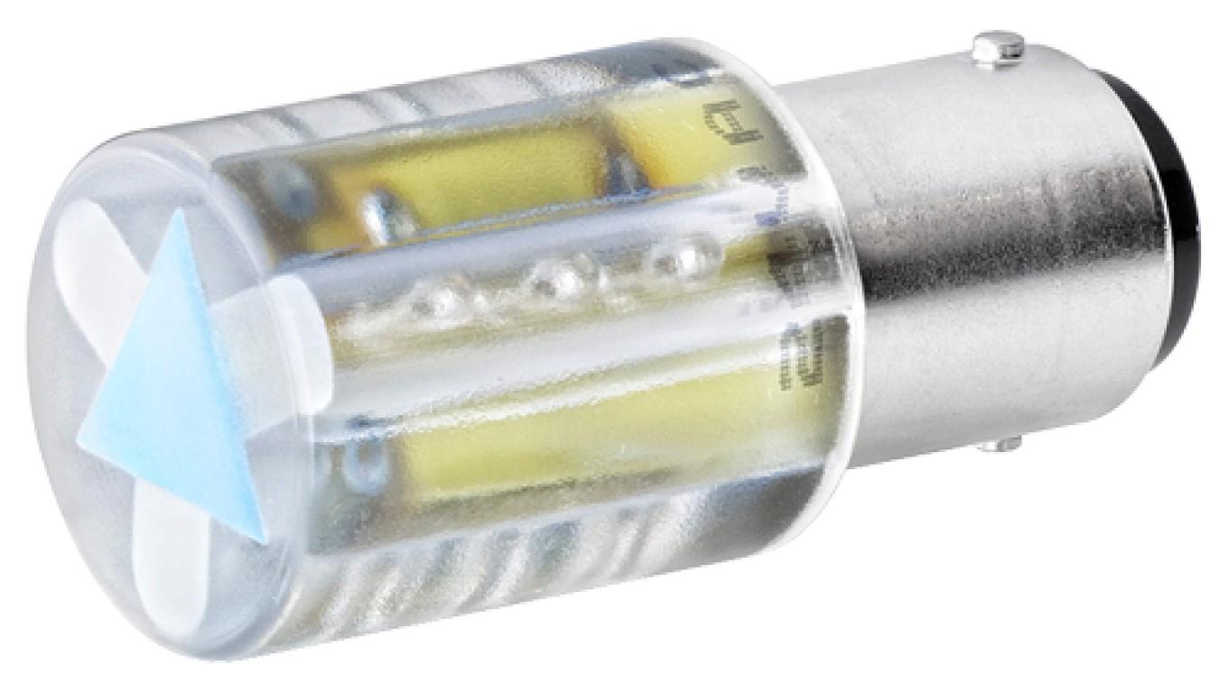 LED RED, 24V AC/DC, BA15D BASE