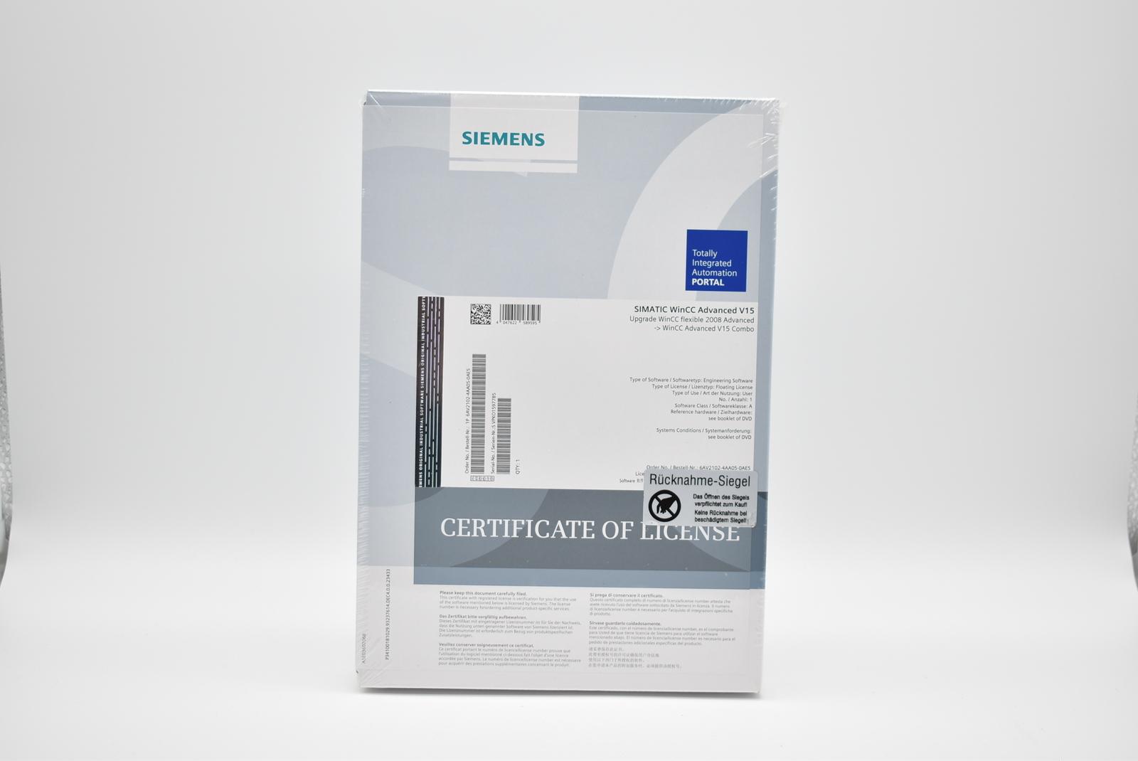 SIMATIC WinCC Advanced V15 Upgrade