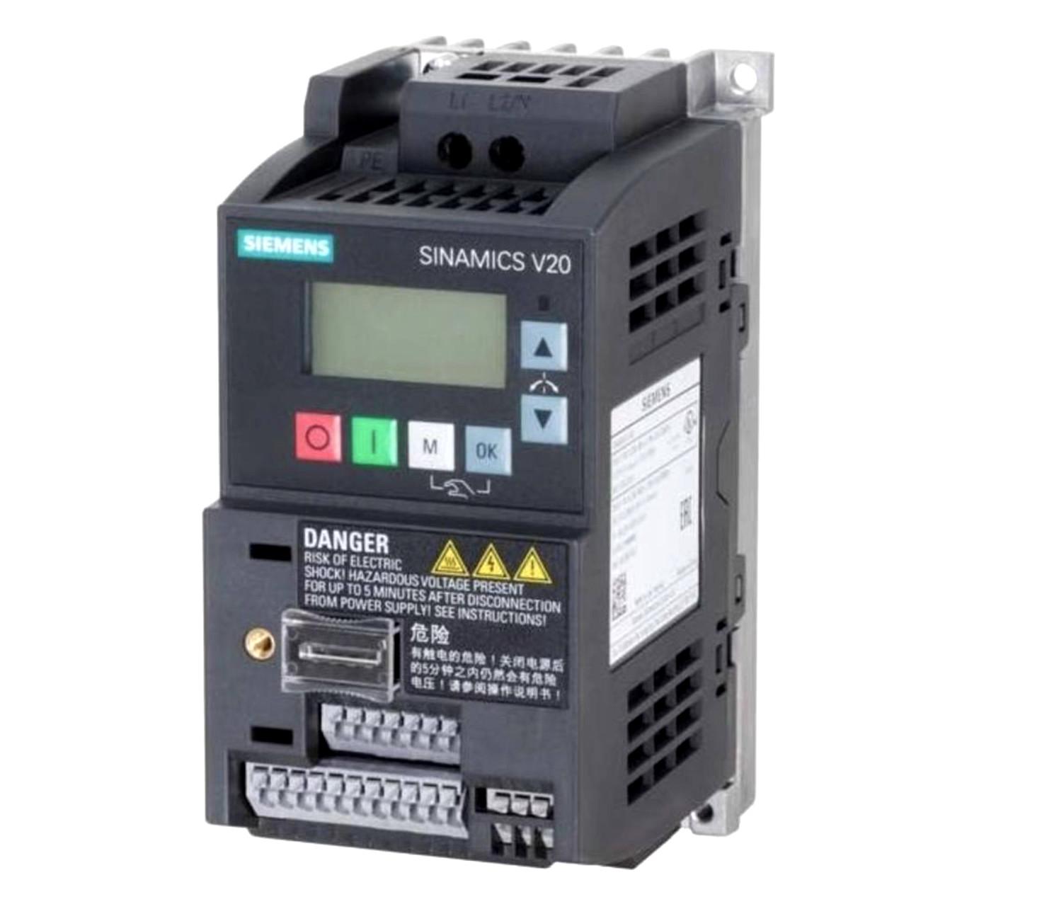 SINAMICS V20. 1AC230V 0.25KW UNFILTERED