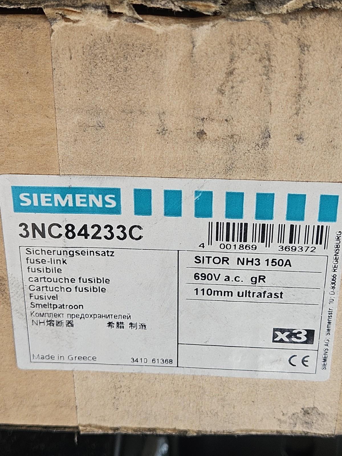 FUSE, SITOR, SIZE 3, 150A, 690VAC, INDICATOR