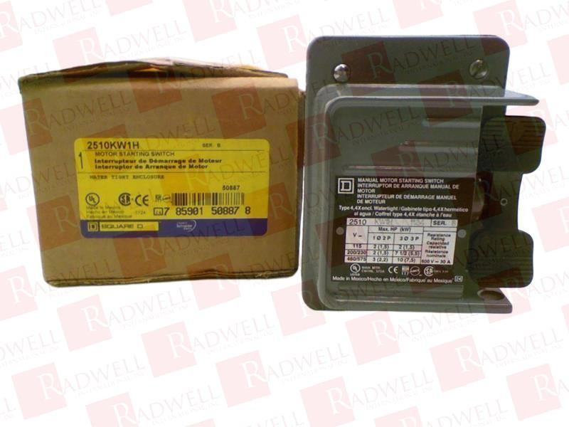 Switch, manual, 30A, 2 pole, 3 HP at 575 VAC, single phase, toggle operated, red 115 VAC indicator, NEMA 4, two conduit