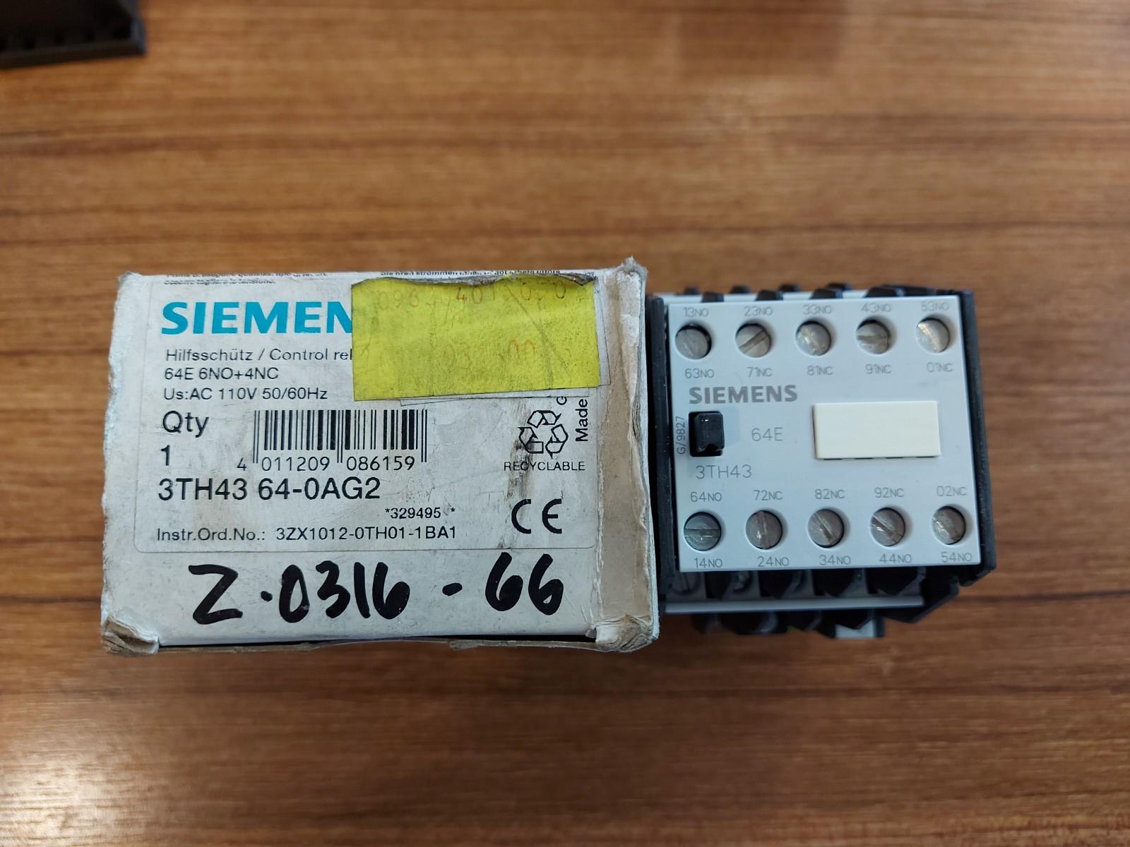 CONTROL RELAY, AC OPER., 110V, 6NO+4NC