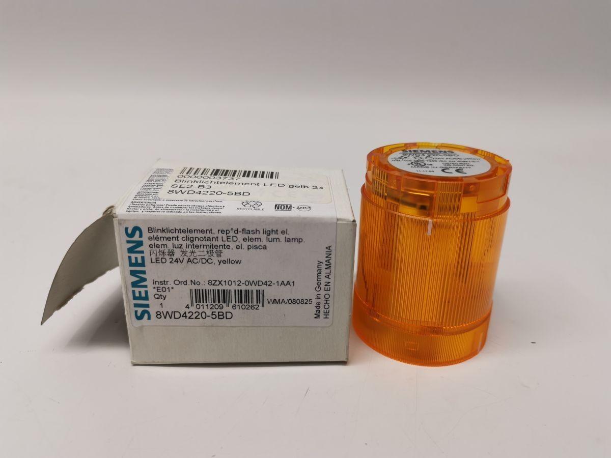 SIGNAL COLUMN, 24V, 50MM, LED, YELLOW, IP54