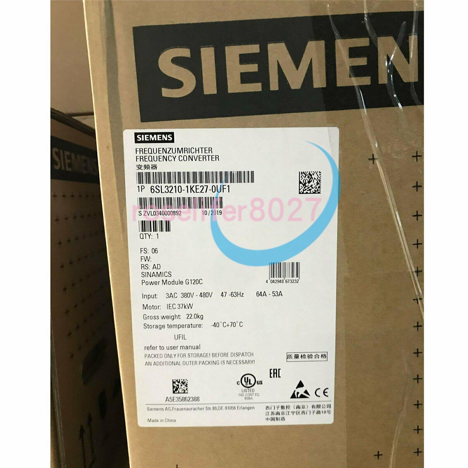 SINAMICS G120C PN 37.0KW UNFIL