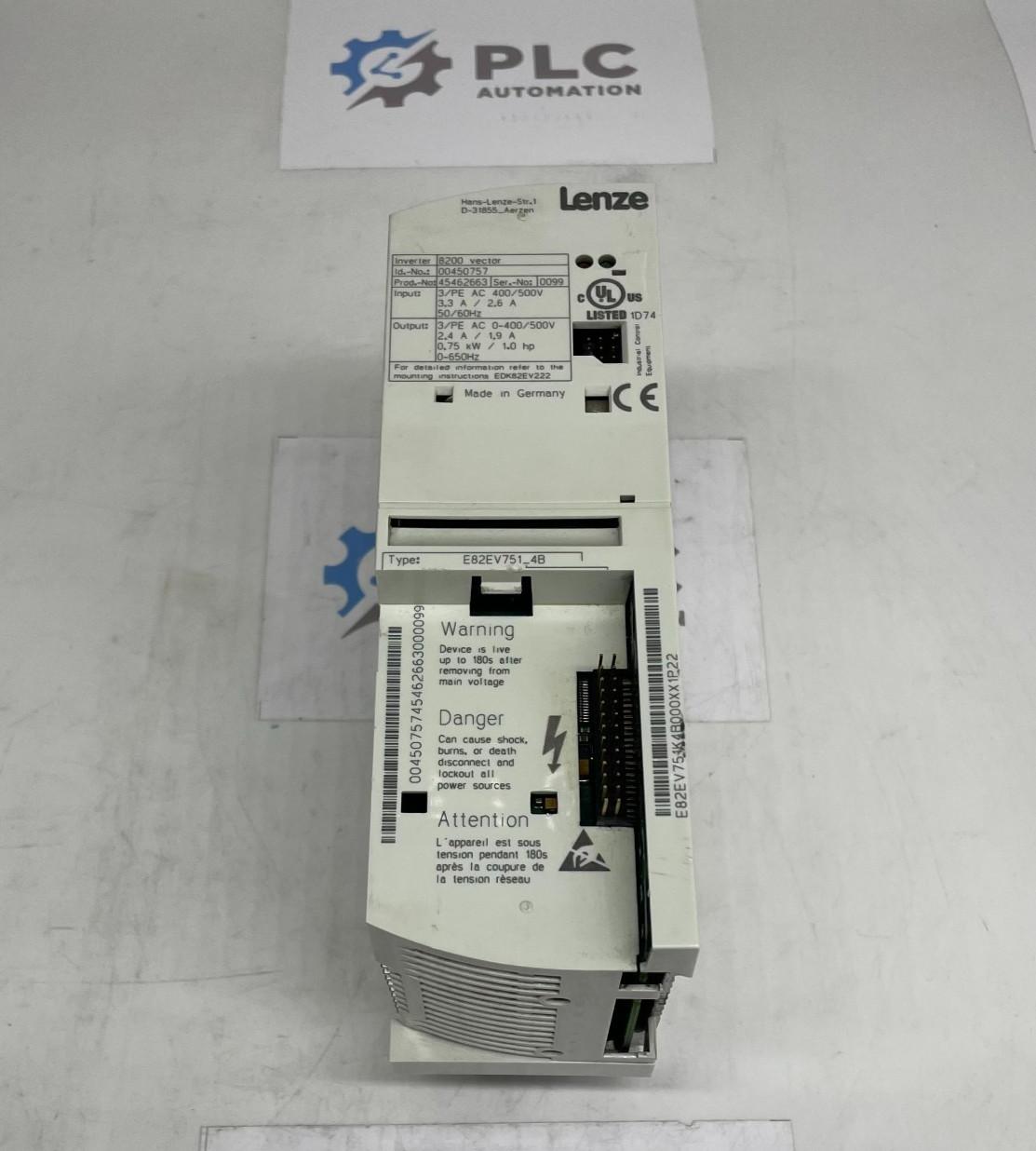 Convertisseur de fréquence 8200 0,75 kW E82EV751_4B avec une petite