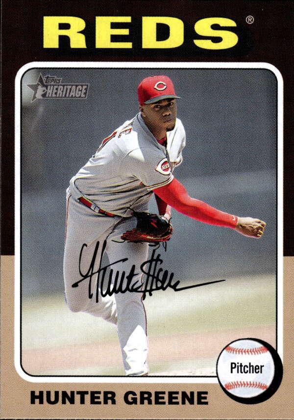 Hunter Greene 2024 Topps Heritage 138 MLB Reds ID:99644