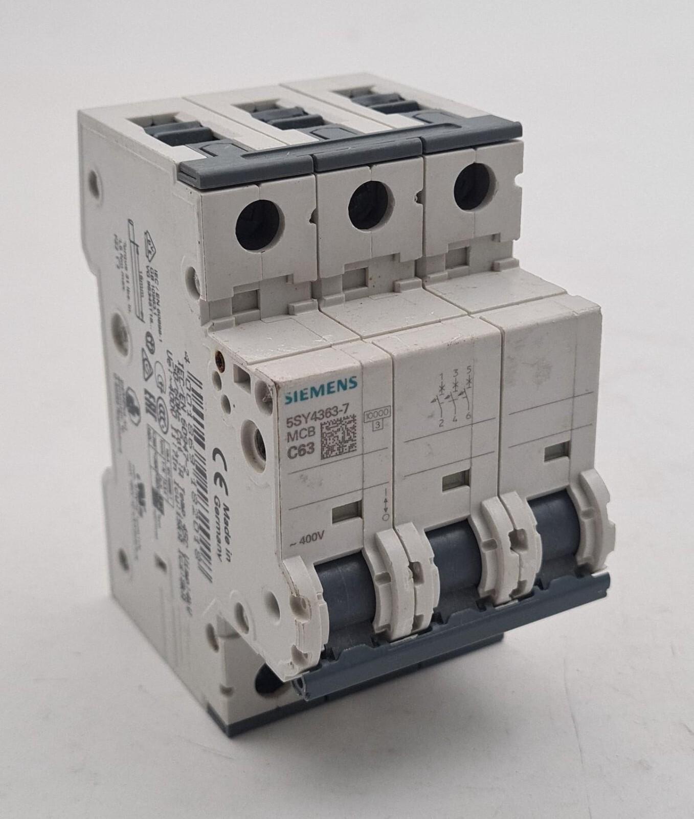 SUP PTOR 5SY4 3P 480V 63A 5K C-TRIP
