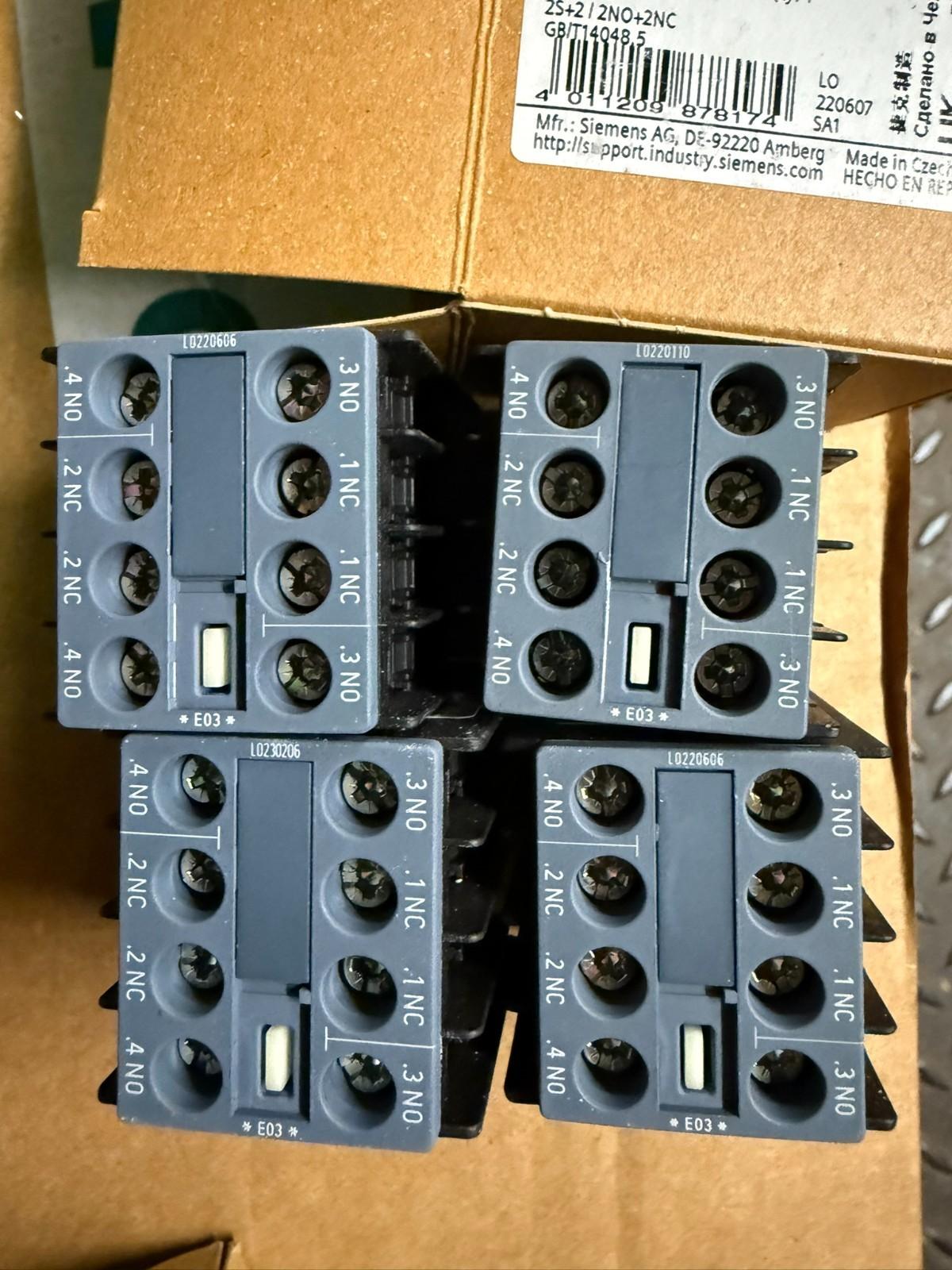 AUX. SWITCH 2NO+2NC S00 & S0 SCREW
