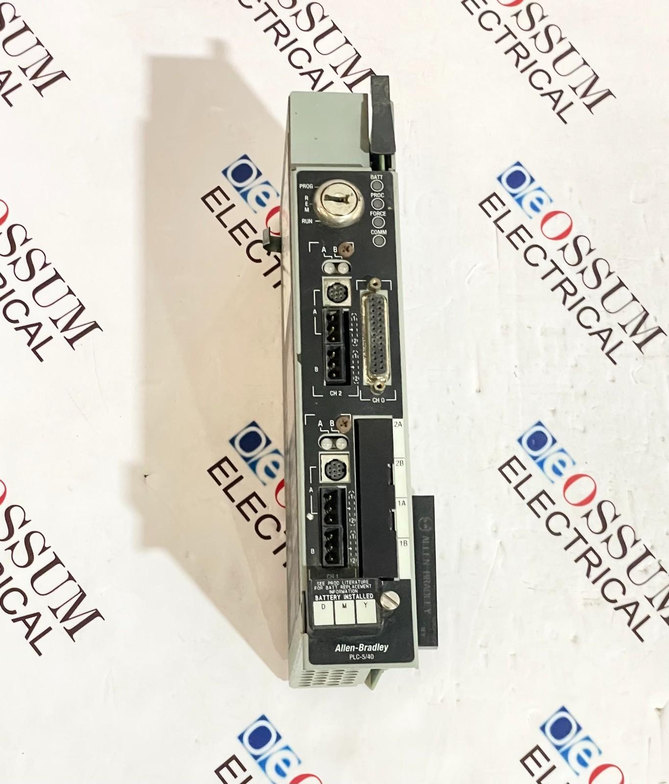 1785-L40B/E PLC-5/4 PROCESSOR MODULE REVS01 3.3A AT 5VDC