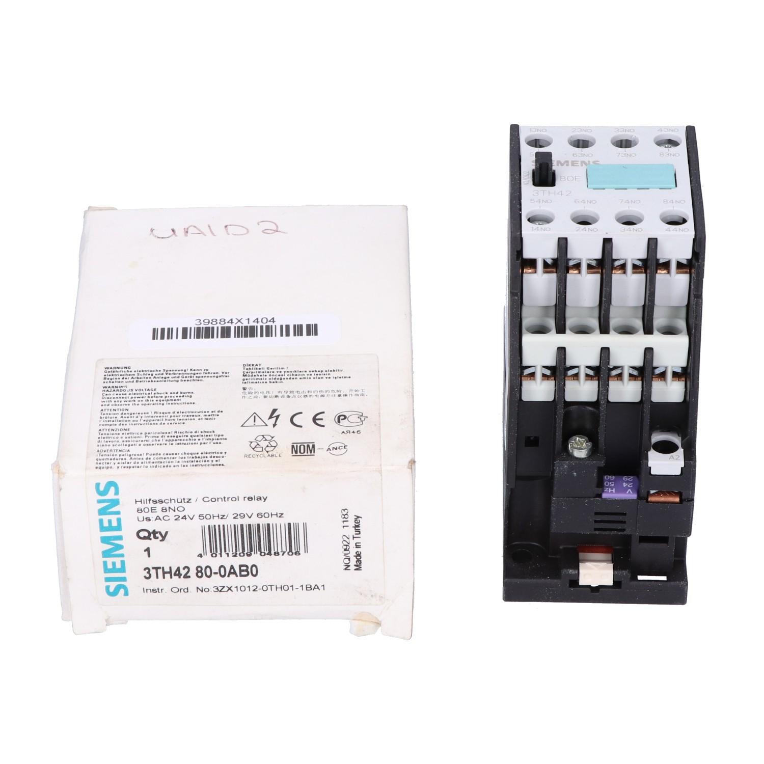 CONTACTOR RELAY 80E EN 50 011 8NO. SCREW