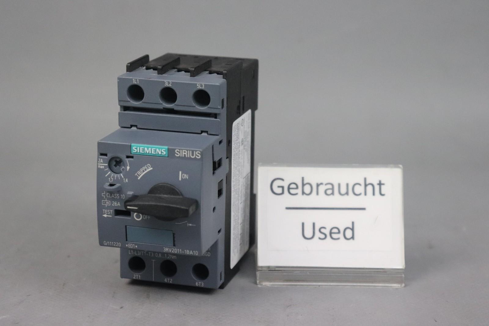 CIRBUIT BREAKER SZ11 MOTOR PROT CLASS10
