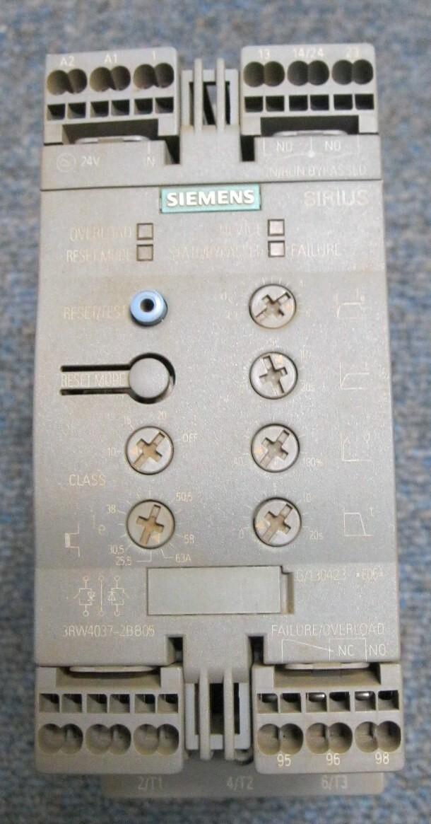 SOFTSTART, 58A, 15/20/40HP, 24V, SPRNG