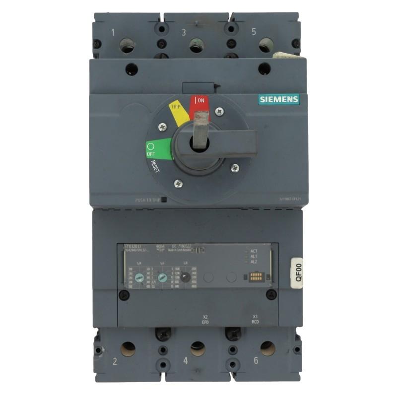 BRKR 3VA24 3P 400A 55KA ETU3-LI NUT