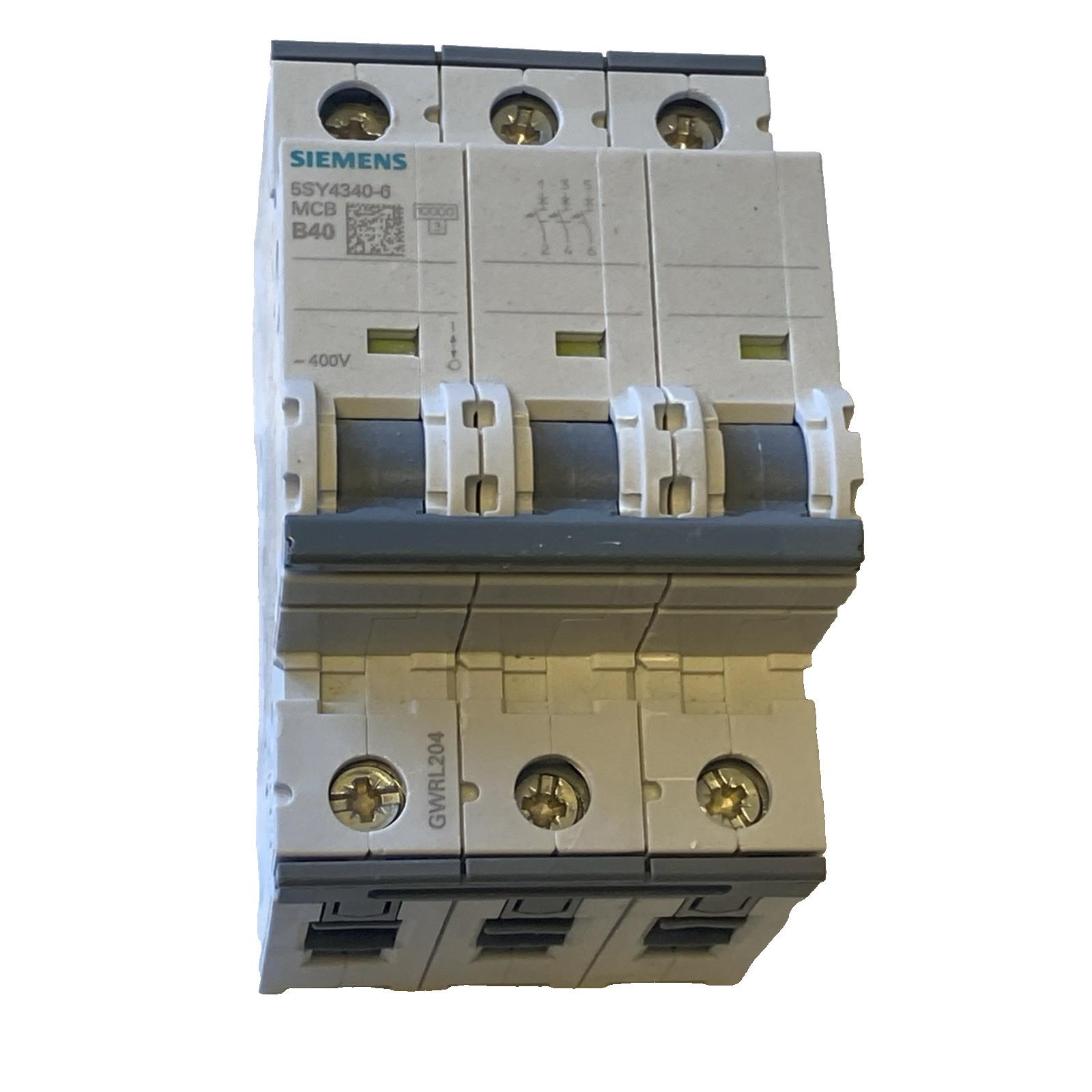 SUP PTOR 5SY4 3P 480V 40A 5K B-TRIP